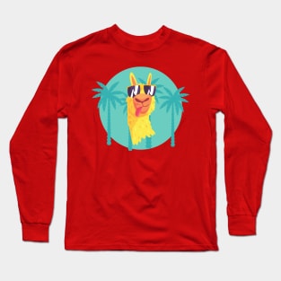 Funny llama Long Sleeve T-Shirt